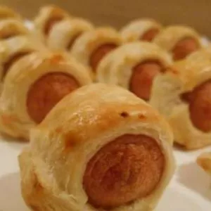 Feuilleté aux knackis